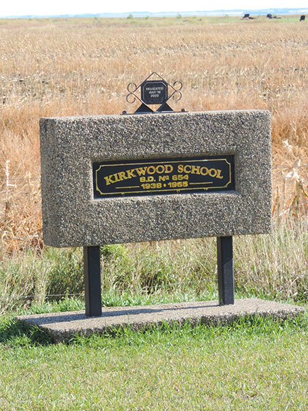 Kirkwood School commemorative monument