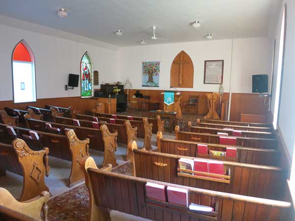 Interior of Knox United Church