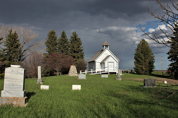 Kola Anglican Church, cemetery, and pioneers monument