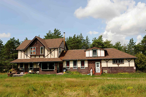 The former Canadian Pacific Railway station from Lac du Bonnet at Milner Ridge