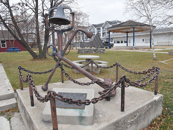 Lady of the Lake Bell and Anchor Monument
