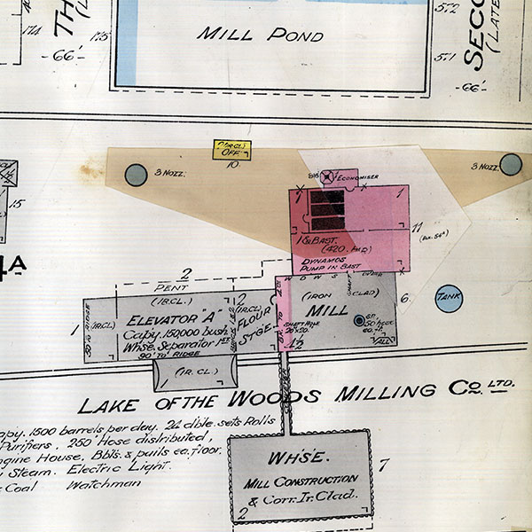 Lake of the Woods mill at Portage la Prairie