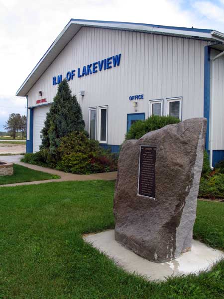 Langruth centennial monument