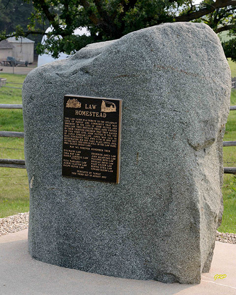 Law family commemorative monument