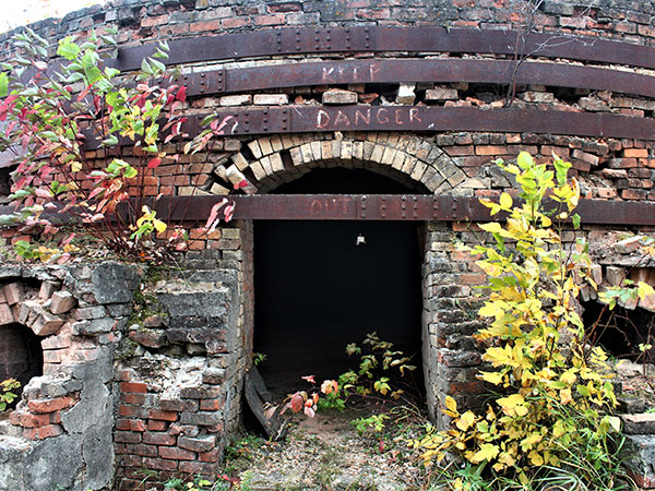 Entrance to beehive kiln