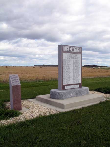 Ledwyn pioneers commemorative monument