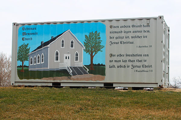 Lichtenau Mennonite Church mural