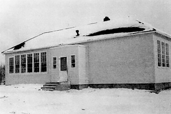 Loon Straits School built in 1952
