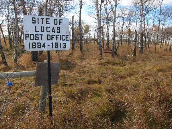 Lucas Post Office Sign