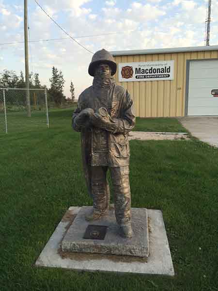 Macdonald Firefighter Monument