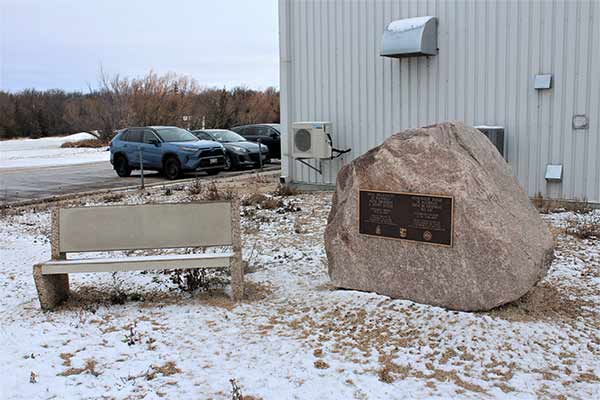 Macdonald water supply monument