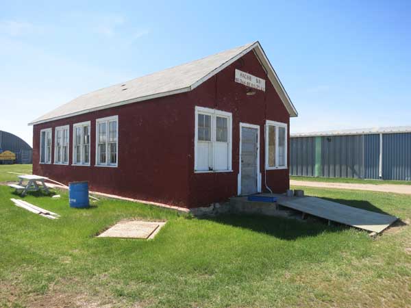 The former Archie School building, now at the Manitoba Antique Auto Museum
