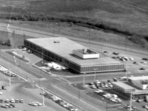Aerial view of Manitoba Medical Service Building