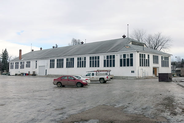 West-facing side of the Manitoba Government Display Building