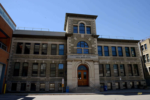 Manitoba Medical College building at 750 Bannatyne, built in 1905