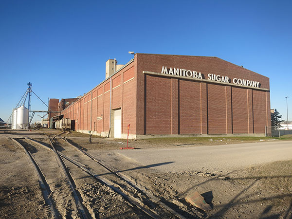 The former Manitoba Sugar Company plant and storage silos
