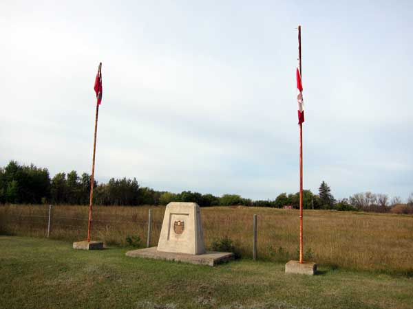 Manson School commemorative monument