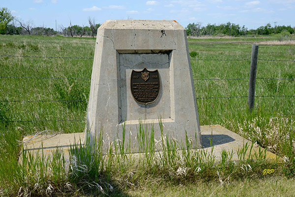Manson School commemorative monument