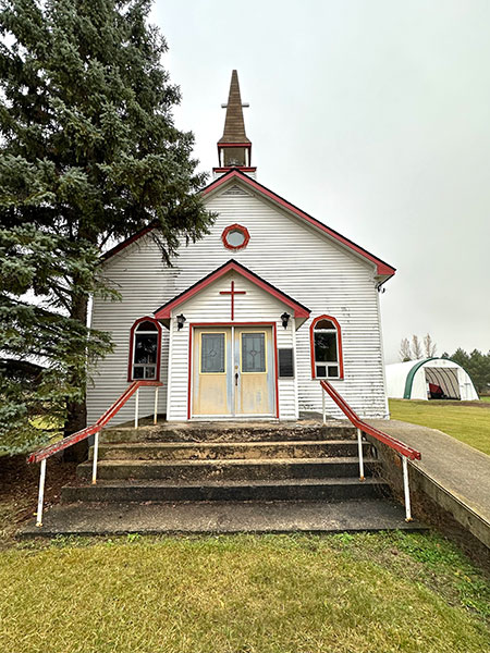 The former Roman Catholic Church at Marchand