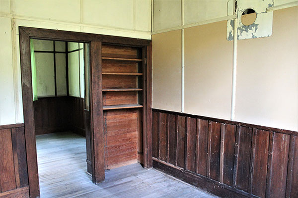 Interior of the former Marconi School Teacherage