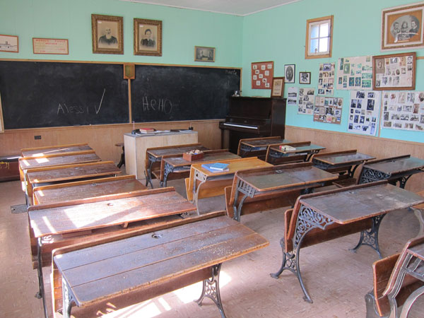 The interior of Marringhurst School
