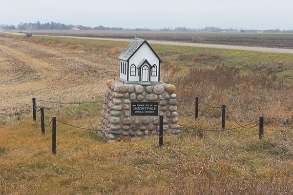 Matchettville United Church commemorative monument