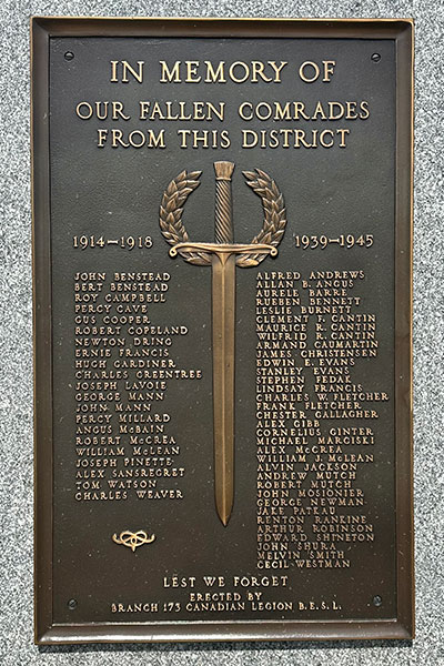 McCreary War Memorial