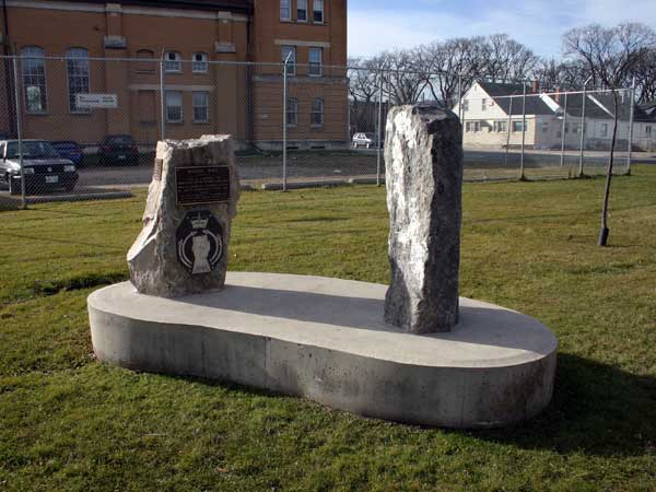 Martin Park commemorative plaque