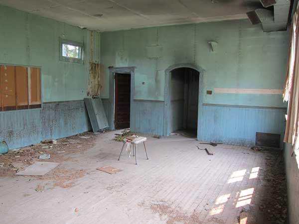 Interior of the former McKay School building