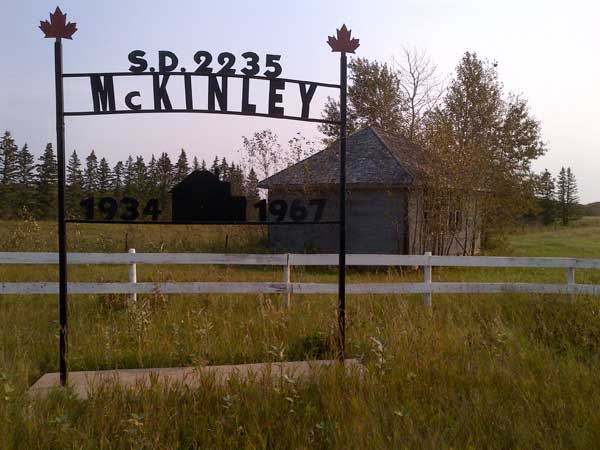 McKinley School commemorative sign