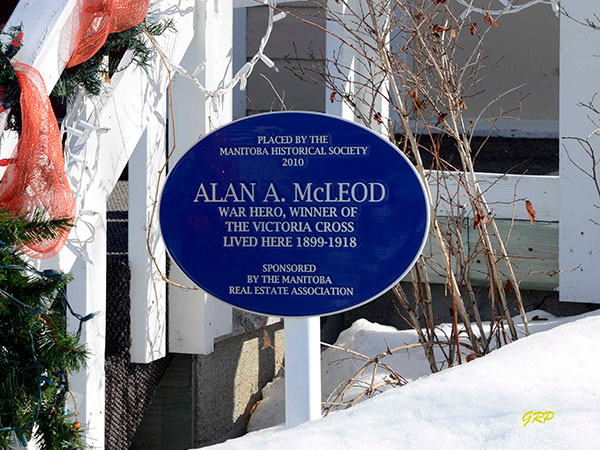 Commemorative plaque at McLeod House