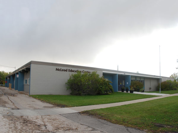 The former McLeod School building