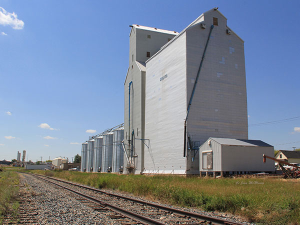 Former United Grain Growers grain elevator at Melita