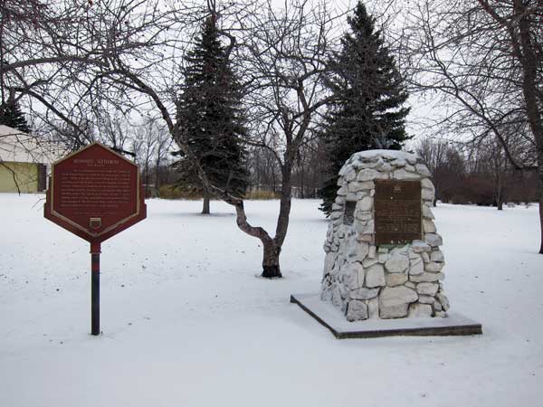 Mennonite Settlement Monument and Altona Centennial Monument