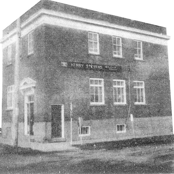 Former Merchants Bank Building at Bowsman