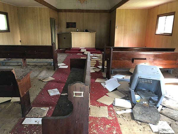 Interior of the former Sts. Vladimir and Olga Ukrainian Catholic Church