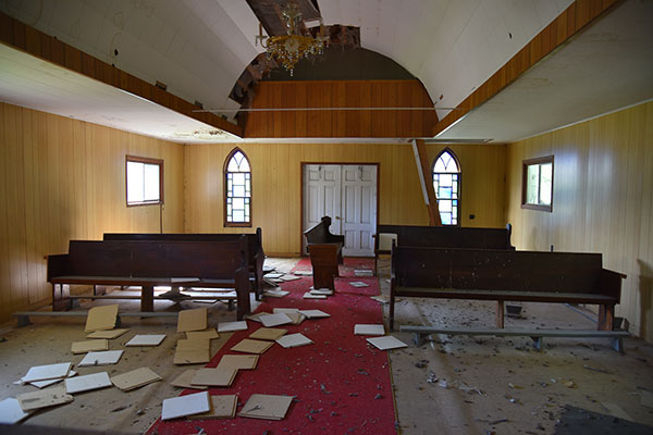 Interior of the former Sts. Vladimir and Olga Ukrainian Catholic Church