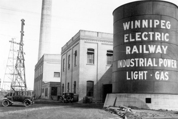 Winnipeg Electric Company Mill Substation and Steam Plant
