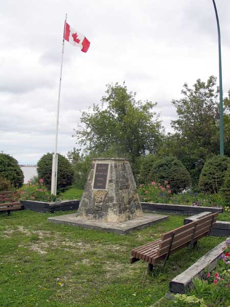 Milne Memorial Park commemorative monument