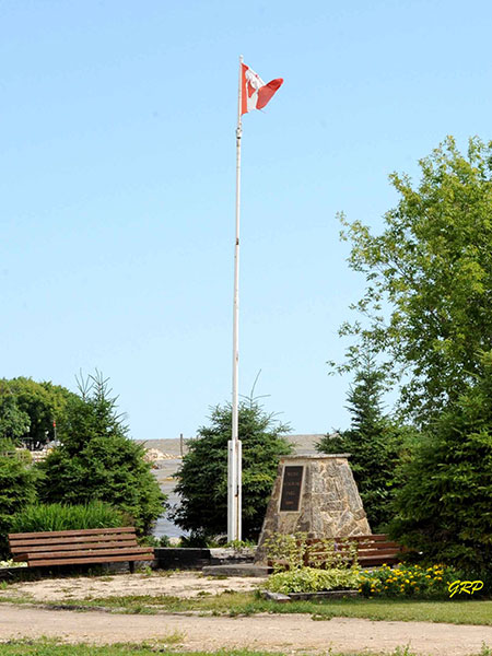 Milne Memorial Park commemorative monument