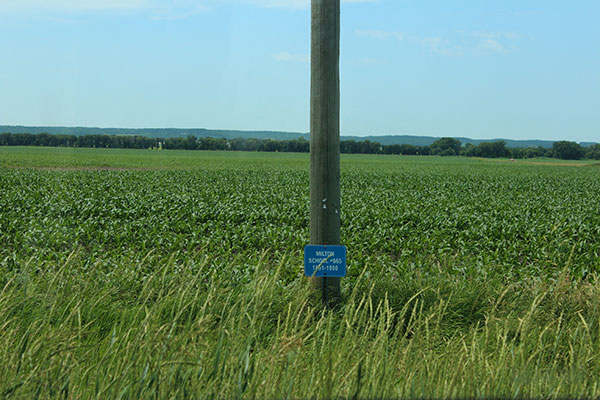 Milton School commemorative sign