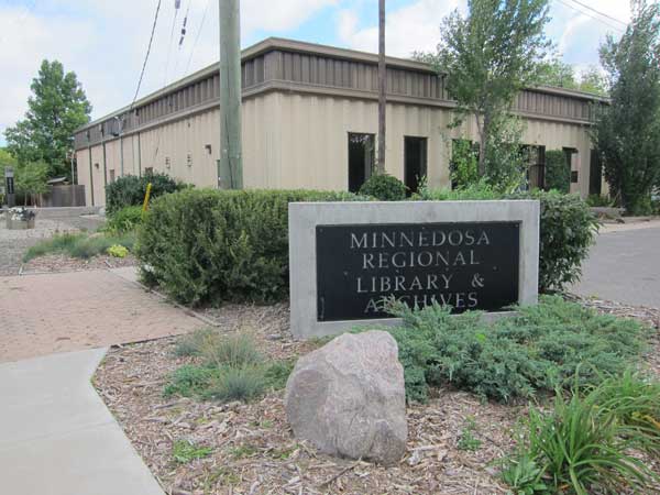 Minnedosa Archives as part of the local library