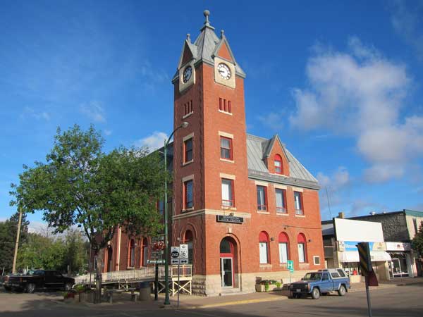 The former Dominion Post Office at Minnedosa