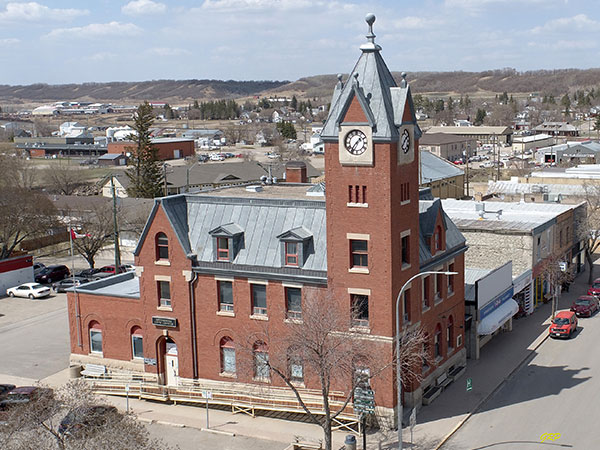 The former Dominion Post Office at Minnedosa