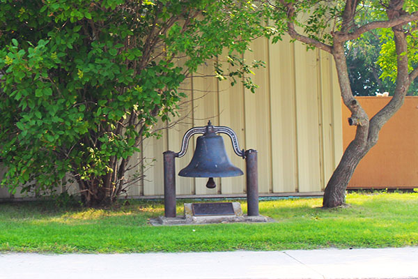 Minto School bell monument