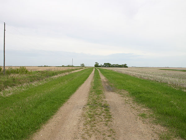 Road to the Moberly town site
