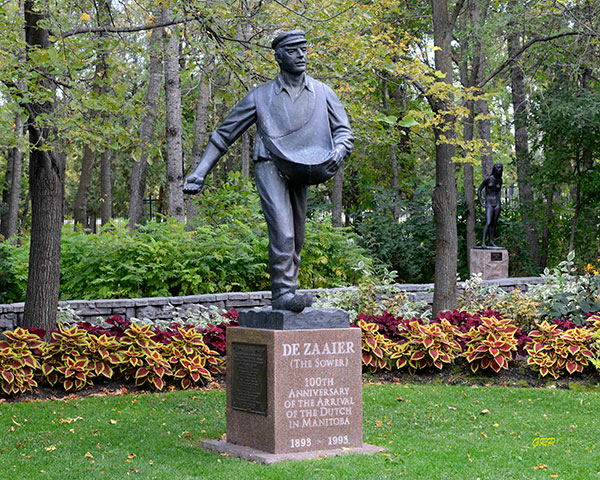 Sculpture “The Sower” in Leo Mol Sculpture Garden