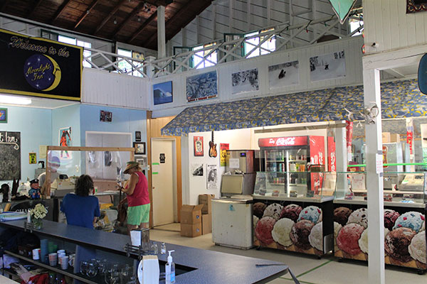 Interior of the Moonlight Inn