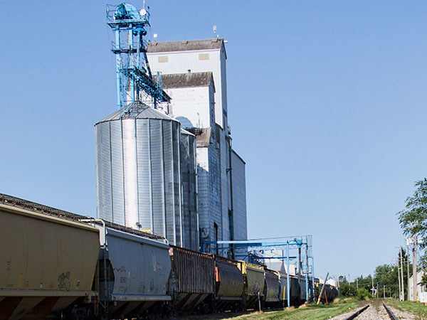 The former United Grain Growers grain elevator at Morden