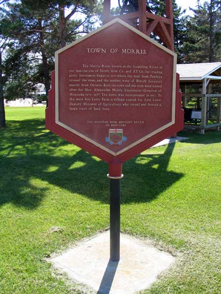 Town of Morris commemorative monument